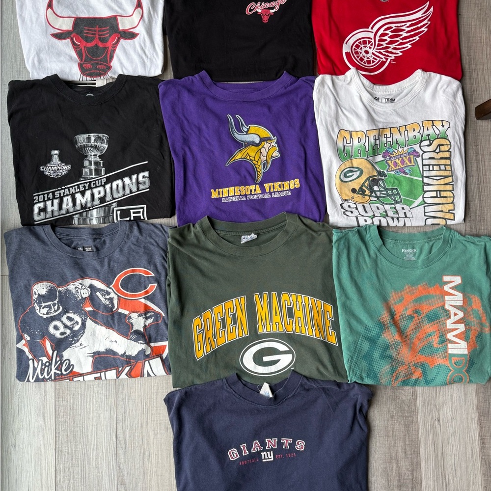 Vintage NBA/NHL/NBA tees